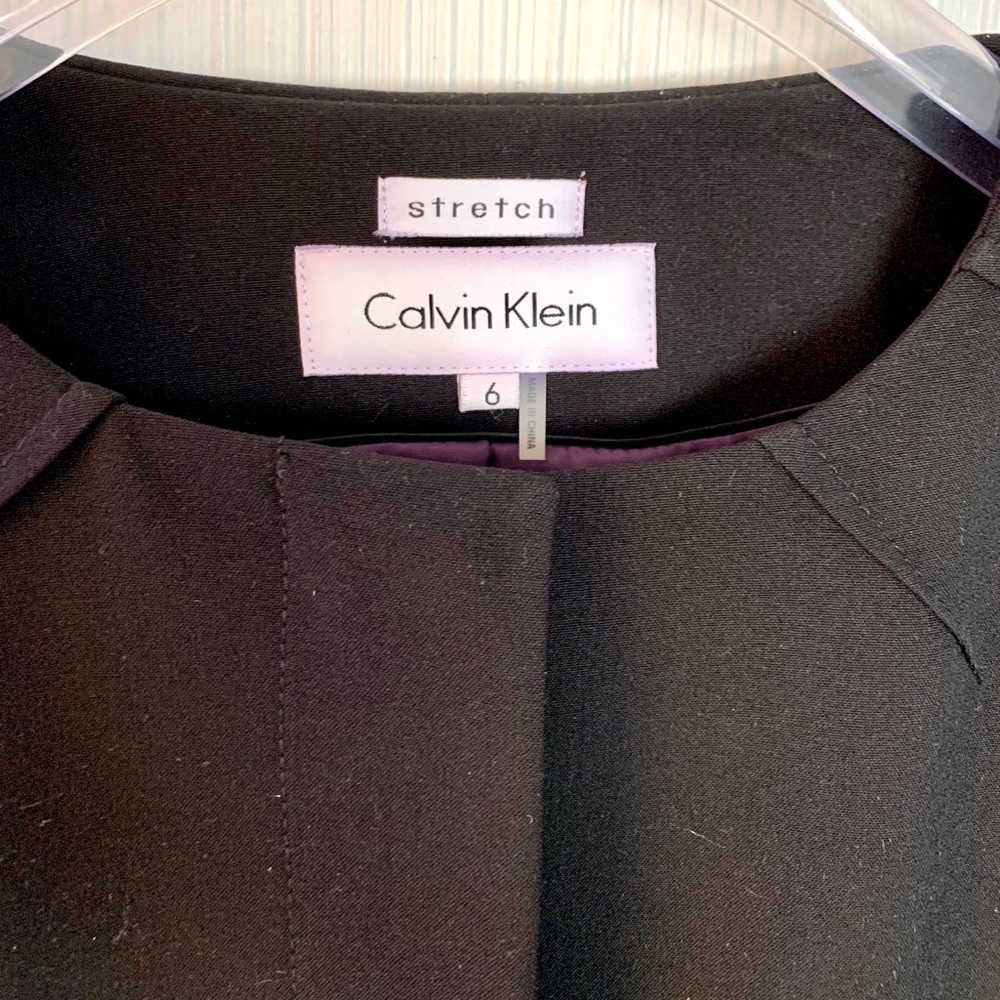 Black Calvin Klein Suit Jacket